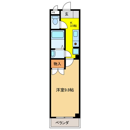 ポレール梅林の物件間取画像